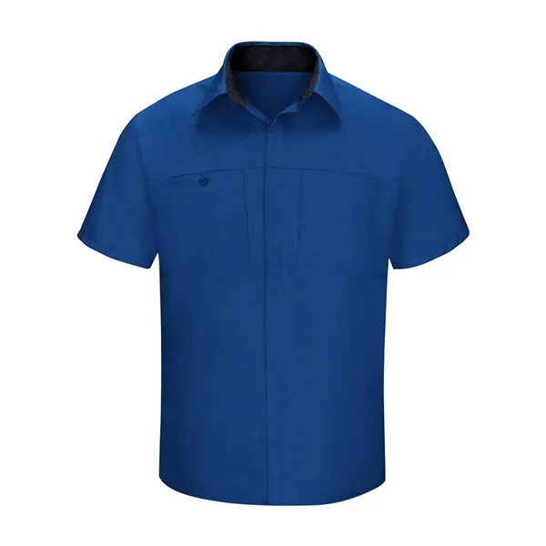 Men's Performance Plus Short Sleeve Shop Shirt with Oilbl...... from ASI 84358 S&S Activewear