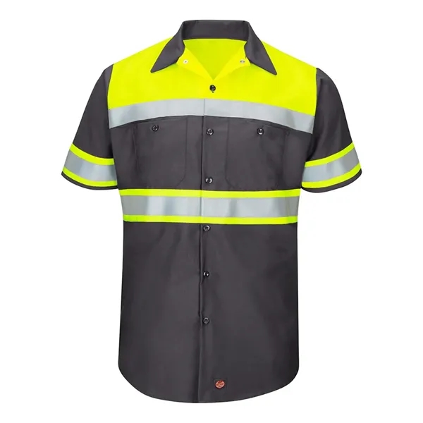 Hi-Visibility Colorblock Ripstop Short Sleeve Work Shirt ...... from ASI 84358 S&S Activewear