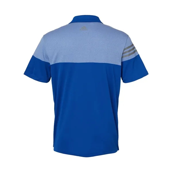 Heather 3-Stripes Block Sport Shirt... from ASI 84358 S&S Activewear
