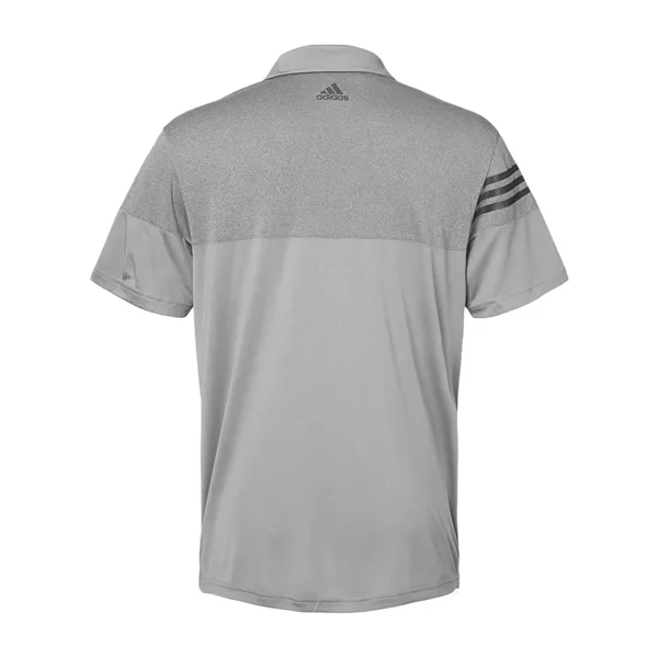 Heather 3-Stripes Block Sport Shirt... from ASI 84358 S&S Activewear