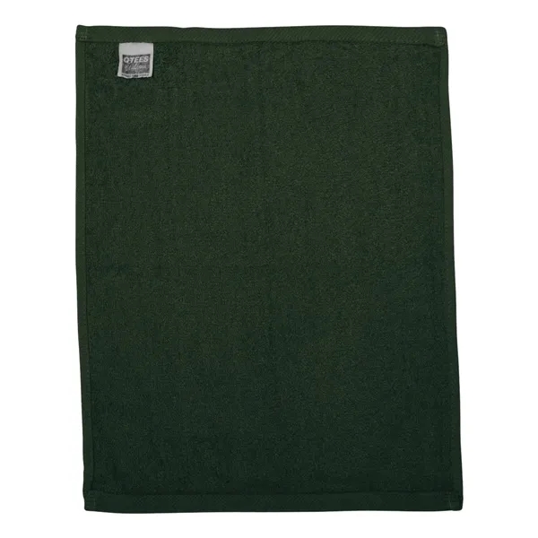 100% cotton towel with fringed end and measures 11" x 8"... from ASI 84358 S&S Activewear