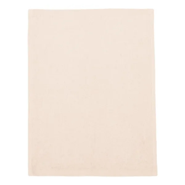 100% cotton towel with fringed end and measures 11" x 8"... from ASI 84358 S&S Activewear