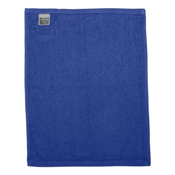 100% cotton towel with fringed end and measures 11" x 8"... from ASI 84358 S&S Activewear