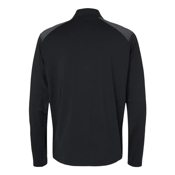 Adidas Shoulder Stripe Quarter-Zip Pullover... from ASI 84358 S&S Activewear