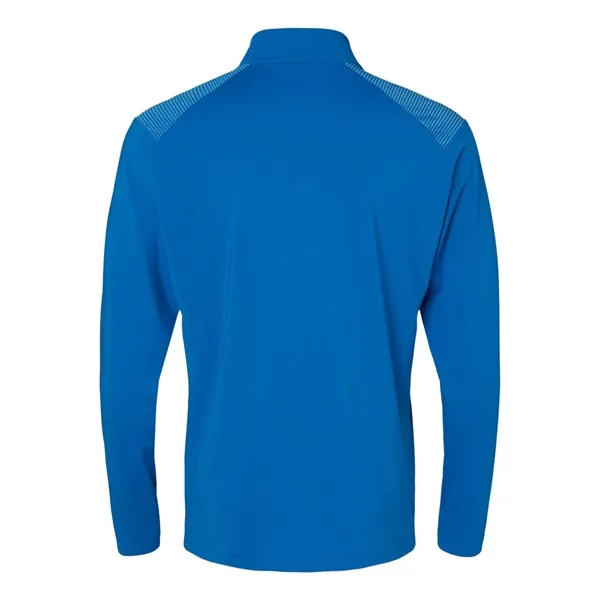Adidas Shoulder Stripe Quarter-Zip Pullover... from ASI 84358 S&S Activewear