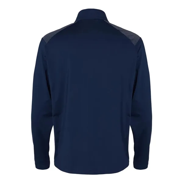 Adidas Shoulder Stripe Quarter-Zip Pullover... from ASI 84358 S&S Activewear