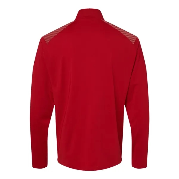 Adidas Shoulder Stripe Quarter-Zip Pullover... from ASI 84358 S&S Activewear