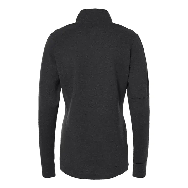 Adidas Women's 3-Stripes Quarter-Zip Sweater... from ASI 84358 S&S Activewear