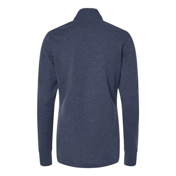 Adidas Women's 3-Stripes Quarter-Zip Sweater... from ASI 84358 S&S Activewear