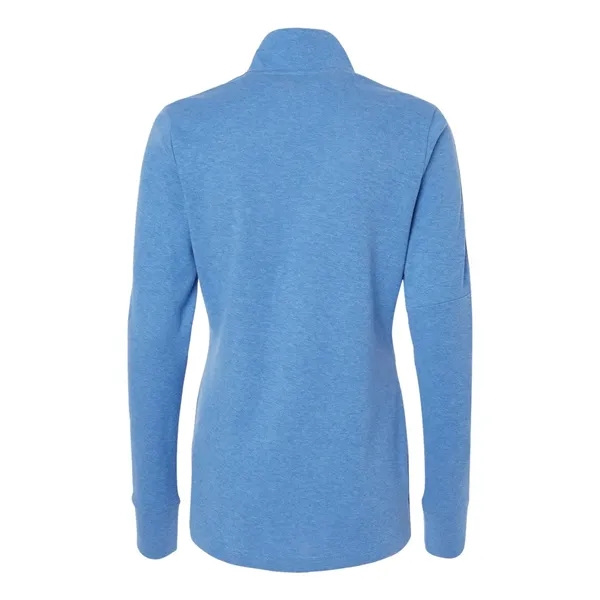 Adidas Women's 3-Stripes Quarter-Zip Sweater... from ASI 84358 S&S Activewear