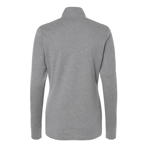 Adidas Women's 3-Stripes Quarter-Zip Sweater... from ASI 84358 S&S Activewear