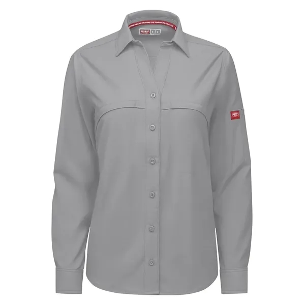 Red Kap Women's Cooling Long Sleeve Work Shirt... from ASI 84358 S&S Activewear