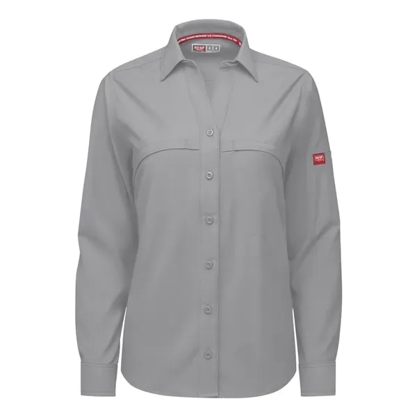 Red Kap Women's Cooling Long Sleeve Work Shirt... from ASI 84358 S&S Activewear