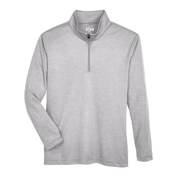 Team 365 Youth Zone Sonic Heather Performance Quarter-Zip... from ASI 84358 S&S Activewear