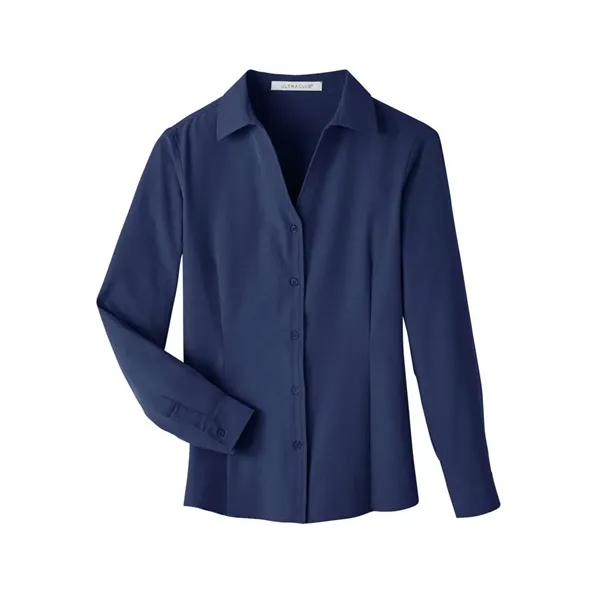 Ultra Club Women's Bradley Performance Woven Shirt... from ASI 84358 S&S Activewear