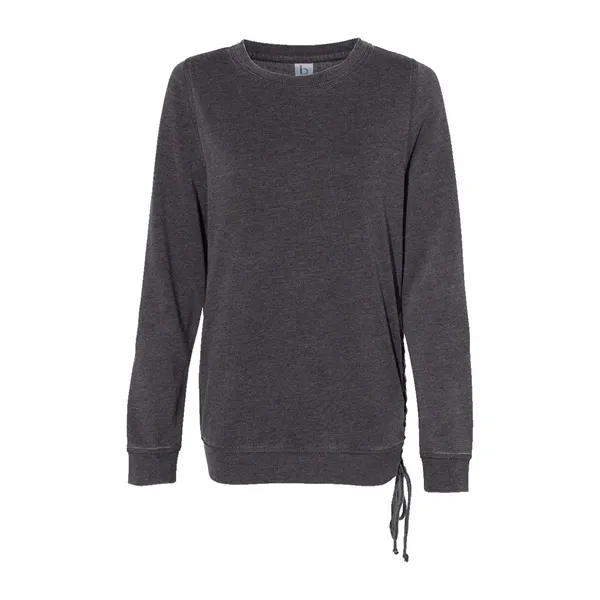 Enzyme Washed Women's Rally Lace-up Crewneck... from ASI 84358 S&S Activewear