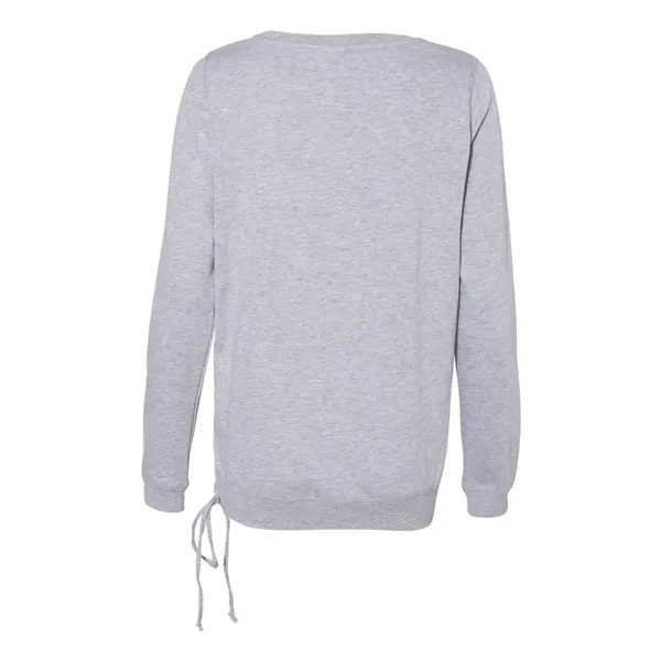 Enzyme Washed Women's Rally Lace-up Crewneck... from ASI 84358 S&S Activewear