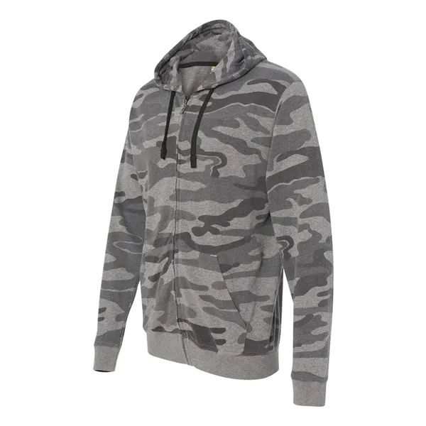 Burnside® Camo Full-Zip Hooded Sweatshirt, blank.... from ASI 84358 S&S Activewear