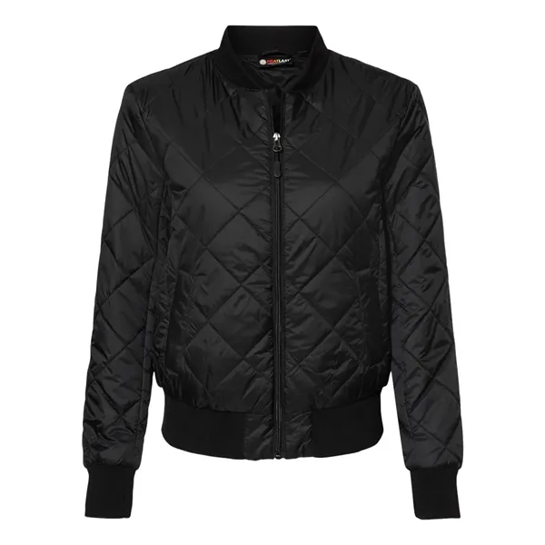 Weatherproof Women's Heat Last Quilted Packable Bomber... from ASI 84358 S&S Activewear