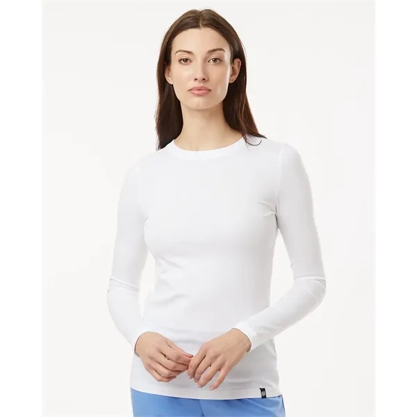 Jaanuu Women's RegenX Cotton Underscrub Long Sleeve T-Shirt... from ASI 84358 S&S Activewear