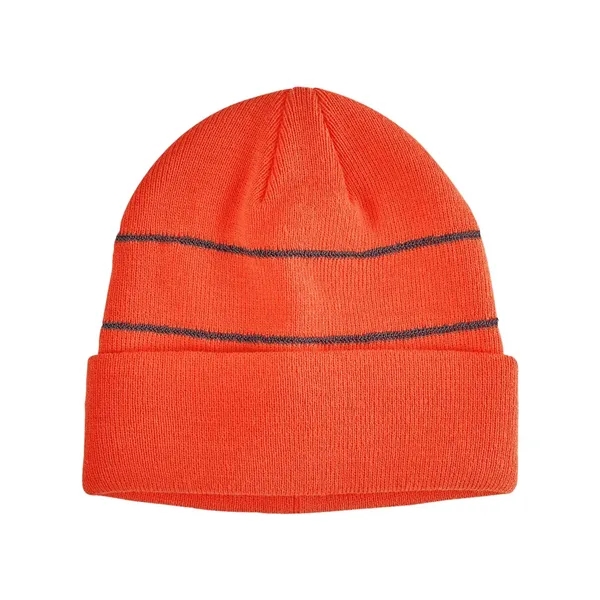 Big Accessories Reflective Cuffed Beanie... from ASI 84358 S&S Activewear