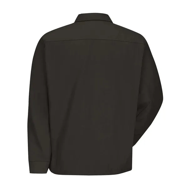 Tall-sized work jacket made of cotton/polyester with wrinkle resistance and soil... from ASI 84358 S&S Activewear