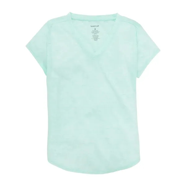 Girls Snow Heather Short Sleeve V-Tee... from ASI 84358 S&S Activewear