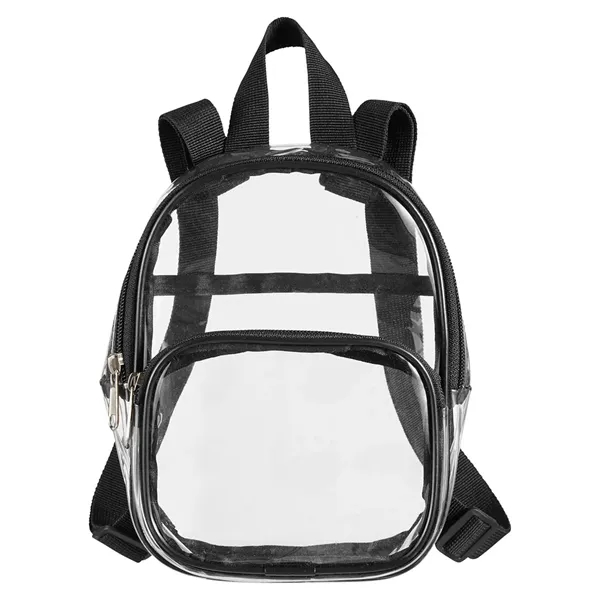 BAGedge Unisex Clear PVC Mini Backpack... from ASI 84358 S&S Activewear