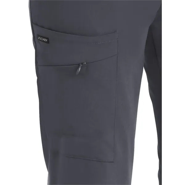 Half Elastic Half Drawstring Zipper Pocket Pant... from ASI 86018 Scrub Authority / Uniform Stores