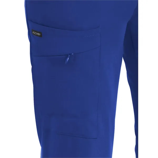 Half Elastic Half Drawstring Zipper Pocket Pant... from ASI 86018 Scrub Authority / Uniform Stores