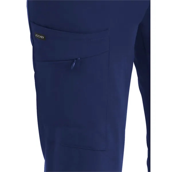 Half Elastic Half Drawstring Zipper Pocket Pant... from ASI 86018 Scrub Authority / Uniform Stores