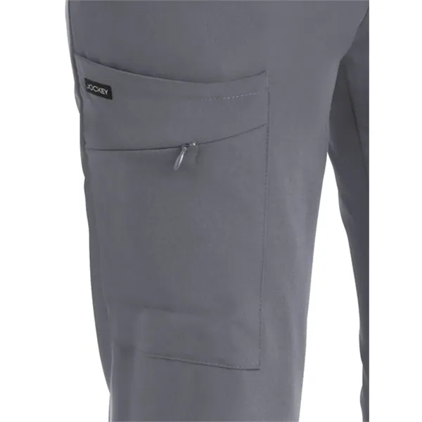 Half Elastic Half Drawstring Zipper Pocket Pant... from ASI 86018 Scrub Authority / Uniform Stores