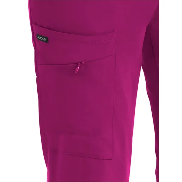 Half Elastic Half Drawstring Zipper Pocket Pant... from ASI 86018 Scrub Authority / Uniform Stores