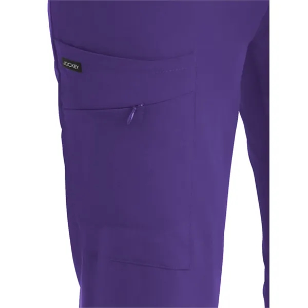 Half Elastic Half Drawstring Zipper Pocket Pant... from ASI 86018 Scrub Authority / Uniform Stores