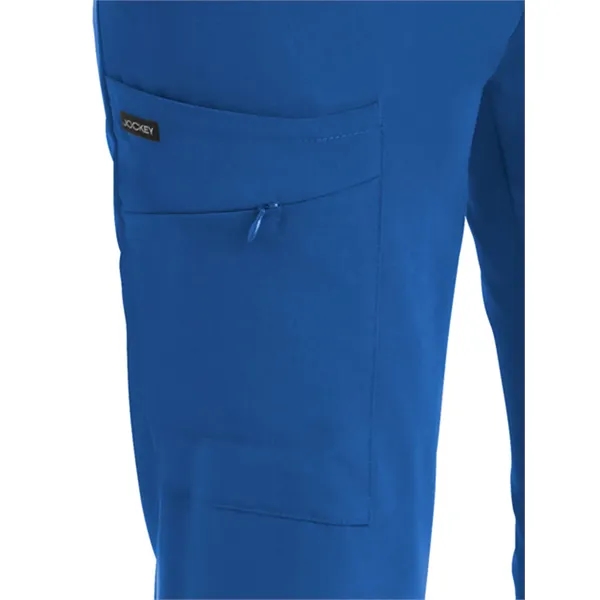 Half Elastic Half Drawstring Zipper Pocket Pant... from ASI 86018 Scrub Authority / Uniform Stores