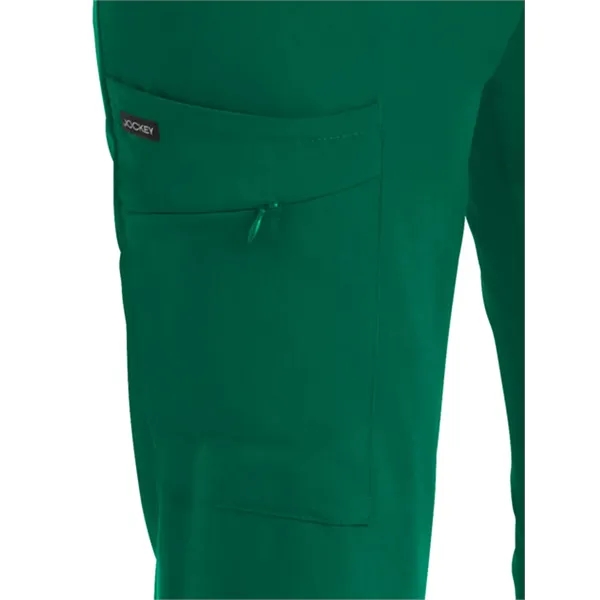 Half Elastic Half Drawstring Zipper Pocket Pant... from ASI 86018 Scrub Authority / Uniform Stores