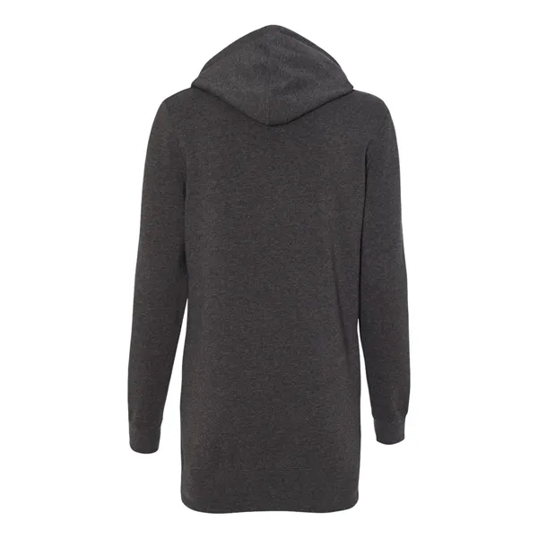 Women's pullover dress with an unlined hood, crossover neckline with two... from ASI 84358 S&S Activewear