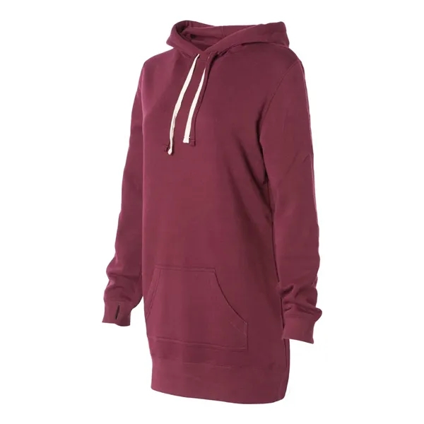 Women's pullover dress with an unlined hood, crossover neckline with two... from ASI 84358 S&S Activewear