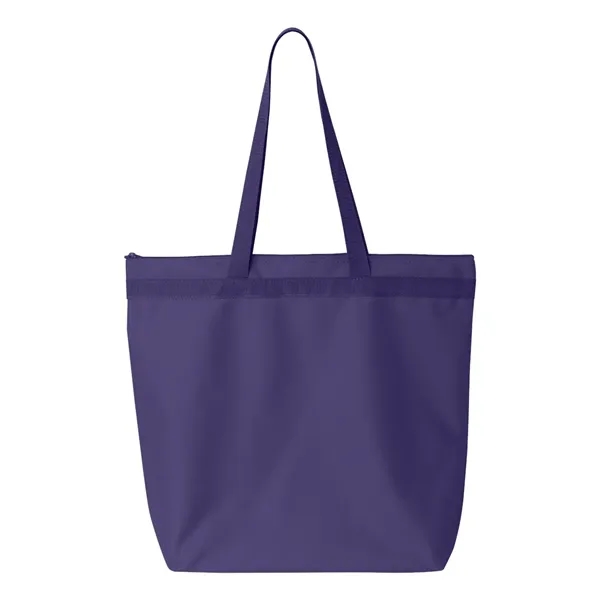 Recycled zipper tote. Blank product.... from ASI 84358 S&S Activewear