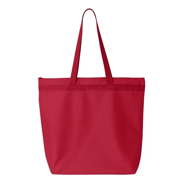 Recycled zipper tote. Blank product.... from ASI 84358 S&S Activewear