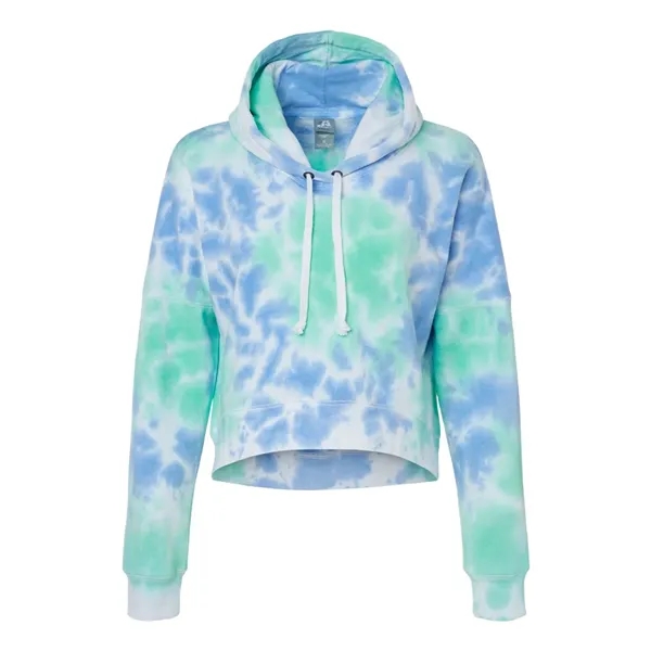 J. America Women's Crop Hooded Sweatshirt... from ASI 84358 S&S Activewear
