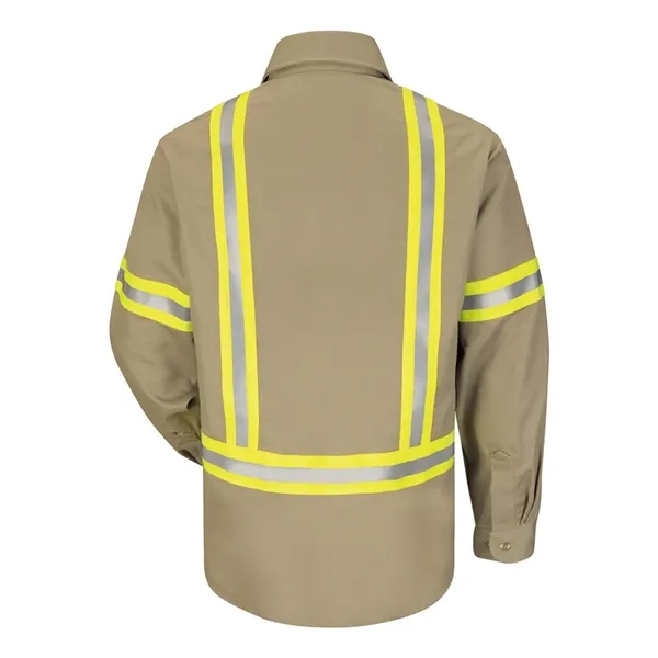 Bulwark Enhanced Visibility Uniform Shirt - Long Sizes... from ASI 84358 S&S Activewear
