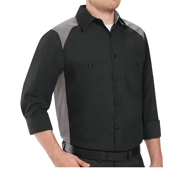 Motorsports shirt with two front button pockets and banded collar.... from ASI 84358 S&S Activewear