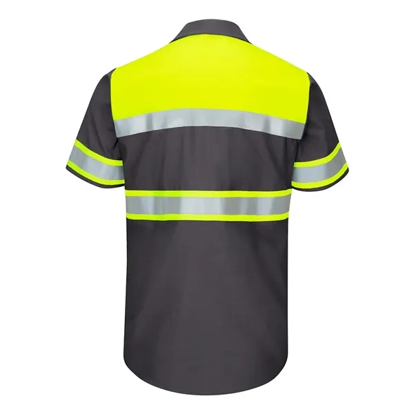 Hi-Visibility Colorblock Ripstop Short Sleeve Work Shirt... from ASI 84358 S&S Activewear
