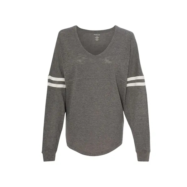 Slub Varsitee V-Neck jersey. Blank.... from ASI 84358 S&S Activewear