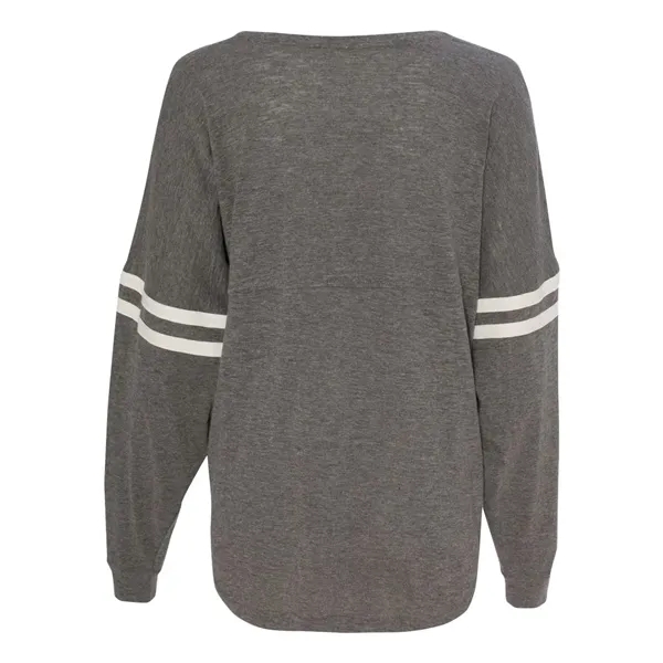 Slub Varsitee V-Neck jersey. Blank.... from ASI 84358 S&S Activewear