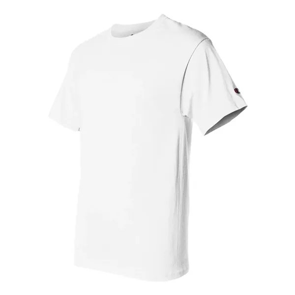 Cotton short sleeve T-shirt made with a tag-free neck label, shoulder-to-shoulder... from ASI 84358 S&S Activewear