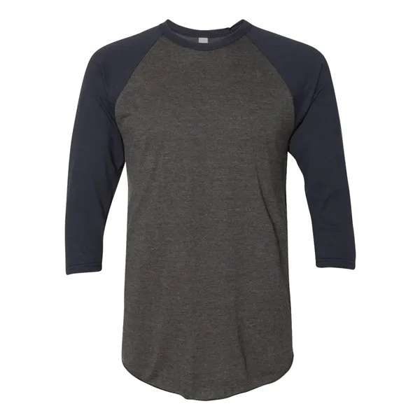 American Apparel 50/50 Raglan Three-Quarter Sleeve Tee... from ASI 84358 S&S Activewear
