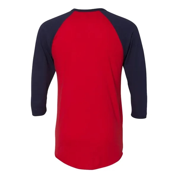 American Apparel 50/50 Raglan Three-Quarter Sleeve Tee... from ASI 84358 S&S Activewear