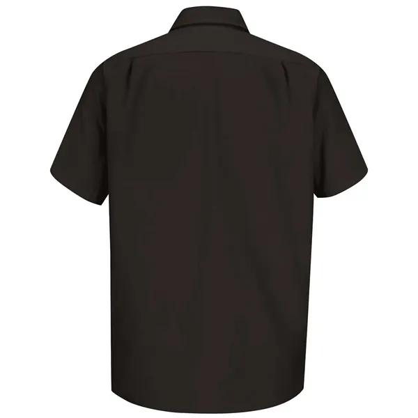 Cotton/polyester short sleeve work shirt with moisture wicking, soil release, color... from ASI 84358 S&S Activewear